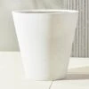 Shore White Stone Indoor/Outdoor Planter XL Set Of 2 2 Shore White Stone Indoor/Outdoor Planter XL Set Of 2 -Cb2 ShoreXIWhiteSHS17
