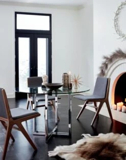 Silverado Chrome 47" Round Dining Table -Cb2 SilveradoChromeRoundDiningOC19