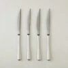 Sizzle Silver Steak Knives Set Of 4 2 Sizzle Silver Steak Knives Set Of 4 -Cb2 SizzleSilverSteakKnvsS4SHF18