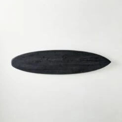 Salema Decorative Black Surfboard -Cb2 SlaterSurfboardSHF22