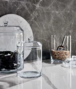 Snack Medium Glass Canister -Cb2 SnackGlassCanisterMR20