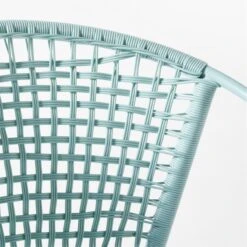 Sophia Blue Outdoor Dining Armchair -Cb2 SophiaBlueDiningArmchairAVSSS23