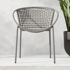 Sophia Grey Outdoor Dining Armchair