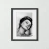 'Sophia Loren Relaxes, 1961' Photographic Print In Black Frame 17.75"x21.75"