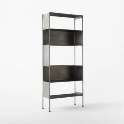 Spule Metal Bookcase 95'' -Cb2 SpuleTallMetalBookcase3QSSF22