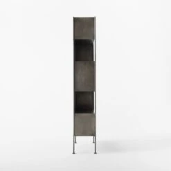 Spule Metal Bookcase 95'' -Cb2 SpuleTallMetalBookcaseSDSSF22