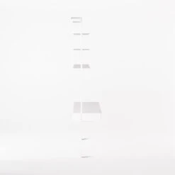 Stairway 2-Drawer White Wall Mount Desk With Shelves 96'' -Cb2 Stairway96inWideDeskWhtSDSSF21