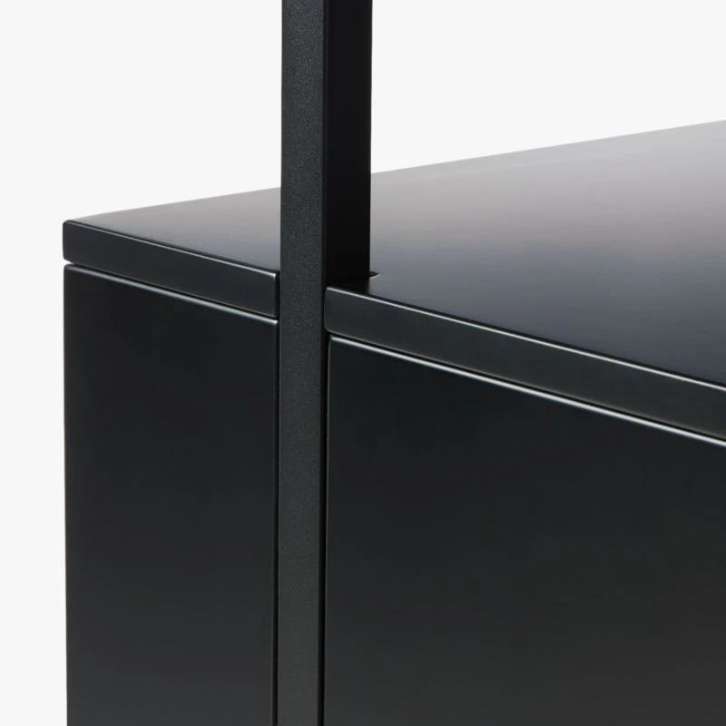 Stairway Black Cabinet - 96" Height 9 Stairway Black Cabinet - 96" Height - Image 7