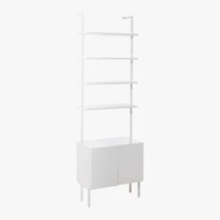 Stairway White Cabinet - 96" Height 14 Stairway White Cabinet - 96" Height -Cb2 StairwayTallWhtCabinet3QS19