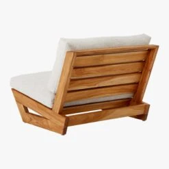 Sunset Teak Outdoor Lounge Chair -Cb2 SunsetTeakLoungeChair3QBS18