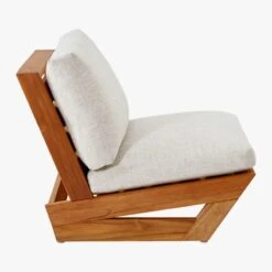 Sunset Teak Outdoor Lounge Chair -Cb2 SunsetTeakLoungeChairSDS18