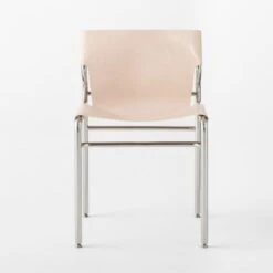 Surf Sling Untanned Leather Dining Chair -Cb2 SurfUntLthrSlingDnngChrSOSSF21