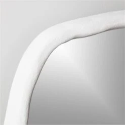 Suva White Rough Cast Wall Mirror 24"x36" 11 Suva White Rough Cast Wall Mirror 24"x36" -Cb2 SuvaWhiteRoughCastMirrorROF20