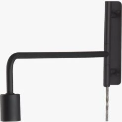 Swing Arm Black Wall Sconce -Cb2 SwingArmSconceS14