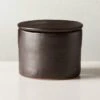 Tatin Black Terracotta Butter Keeper -Cb2 TatinTrrcttButterKeeperSHS22