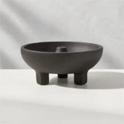 Black Terra Cotta Incense Burner