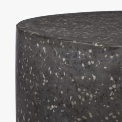 Terrazzo Black Outdoor Coffee Table -Cb2 TerrazzoCoffeeTableBlackAVS20