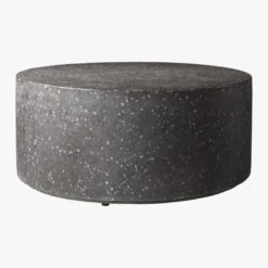 Terrazzo Black Outdoor Coffee Table -Cb2 TerrazzoCoffeeTableBlackSOS20