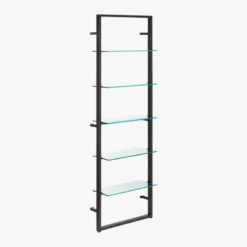 Tesso Black Metal Wall Mount Bookshelf 13 Tesso Black Metal Wall Mount Bookshelf -Cb2 TessoBlackBookcase3QFF18