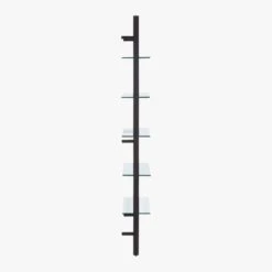 Tesso Black Metal Wall Mount Bookshelf 14 Tesso Black Metal Wall Mount Bookshelf -Cb2 TessoBlackBookcaseSDF18