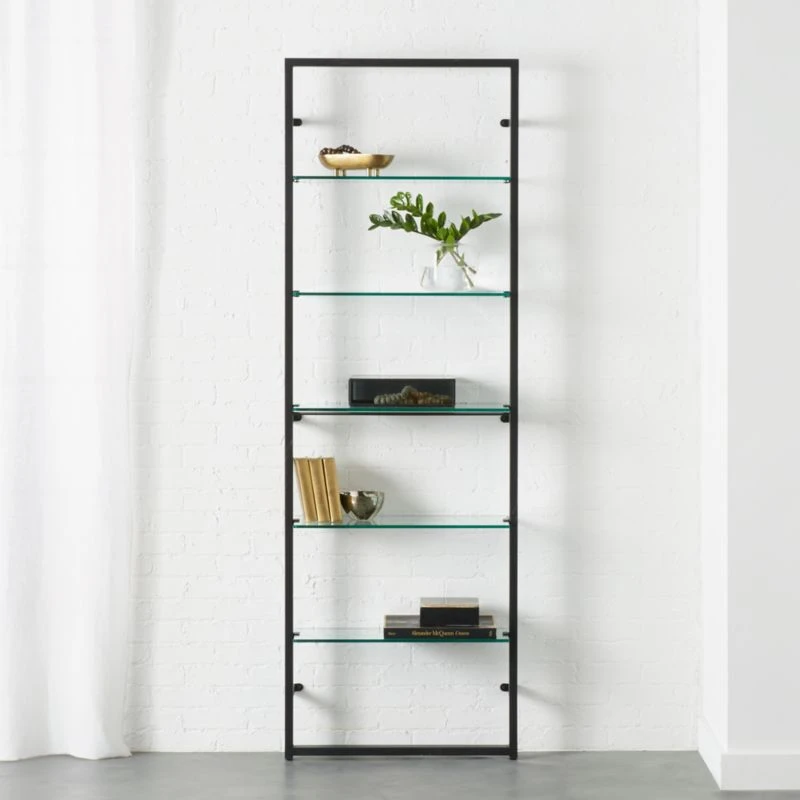 Tesso Black Metal Wall Mount Bookshelf 4 Tesso Black Metal Wall Mount Bookshelf - Image 2