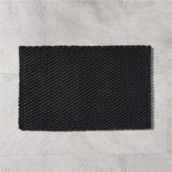 Black Outdoor Doormat 2'x3'