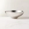 Thatch Hammered Polished Stainless Steel Serving Bowl 1 Thatch Hammered Polished Stainless Steel Serving Bowl -Cb2 ThatchPlshdSSServingBowlSHF22
