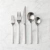 20-Piece Tower Brushed Silver Flatware Set -Cb2 TowerFlatware20PcSHF16