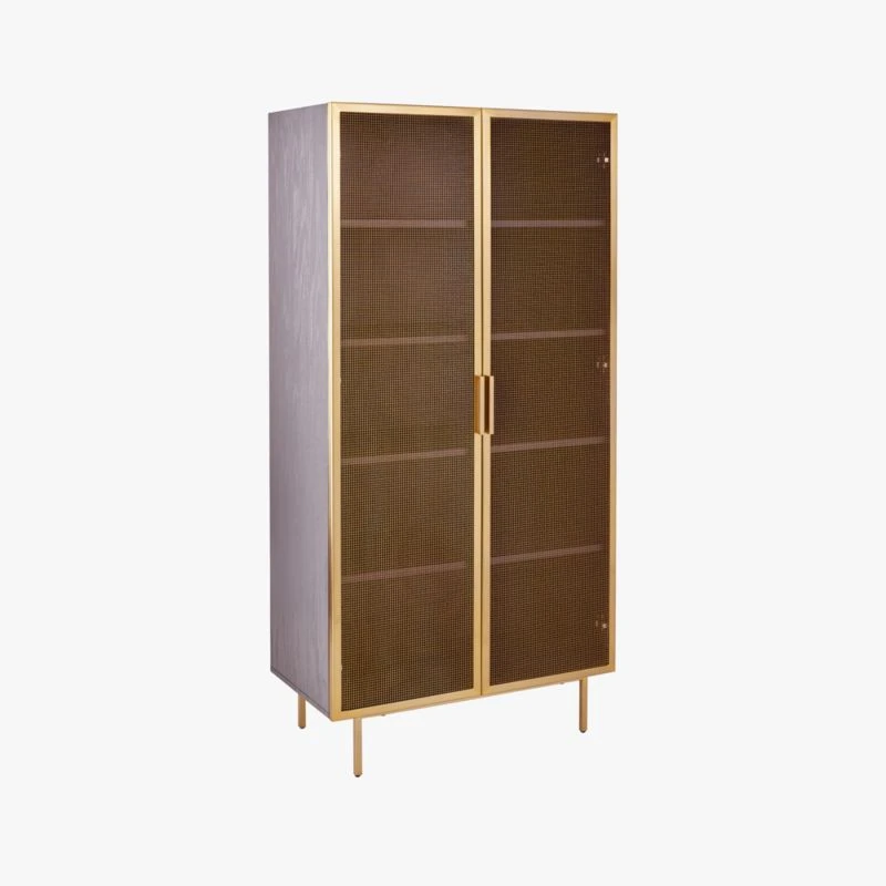 Trace Brass Wire Bookcase 9 Trace Brass Wire Bookcase - Image 7