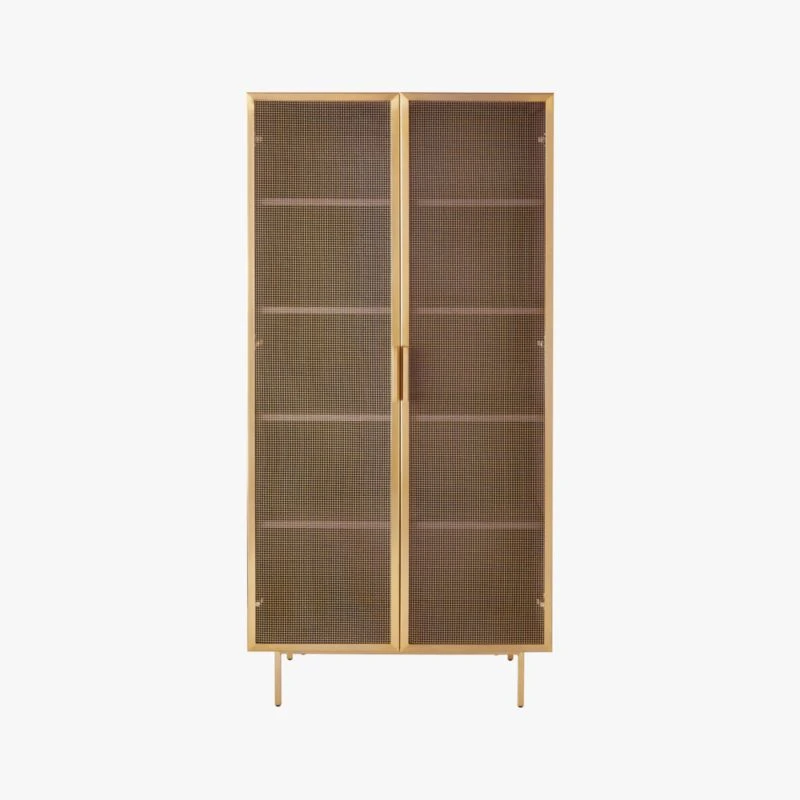 Trace Brass Wire Bookcase 8 Trace Brass Wire Bookcase - Image 6