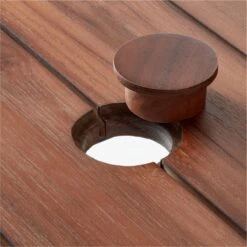 Trepp Teak Outdoor Dining Table -Cb2 Trepp80inTeakDiningTableAV2SSS22