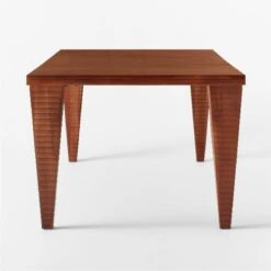 Trepp Teak Outdoor Dining Table -Cb2 Trepp80inTeakDiningTableSDSSS22