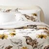 Tropical Linen Floral Duvet Cover And Pillow Shams 2 Tropical Linen Floral Duvet Cover And Pillow Shams -Cb2 TropicalFloralLnFQDvtCvrSHS23