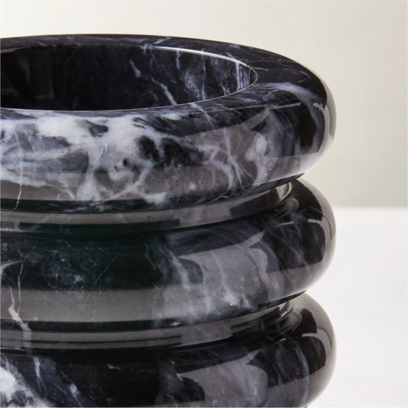 Turk Black Marble Utensil Holder 6 Turk Black Marble Utensil Holder - Image 4