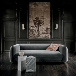 Onyx Marble Tealight Candle Holder 13 Onyx Marble Tealight Candle Holder -Cb2 ValmarGreyVelvetSofaJL20 1x1