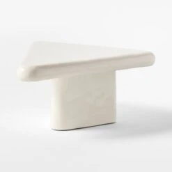 Vayle High-Gloss White Concrete Coffee Table Short 17 Vayle High-Gloss White Concrete Coffee Table Short -Cb2 VayleWhtCnctShortCffTblSDSSS22