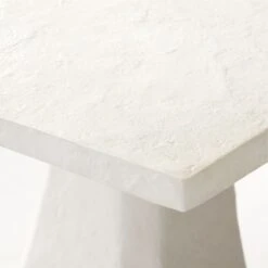 Via Rectangular White Plaster Dining Table 12 Via Rectangular White Plaster Dining Table -Cb2 ViaPlasterDiningTableAVSSS22