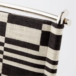 Vicino Black And White Patterned Upholstered Office Chair -Cb2 VicinoPatternedChairAVSSS23