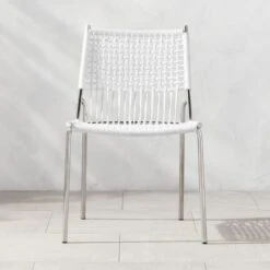 Virve Outdoor Dining Chair Cover -Cb2 VirvePdSSDnngChairWtRpSHS22
