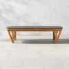 Roc Bluestone And Teak Outdoor Coffee Table -Cb2 VitetCoffeeTableSHS23