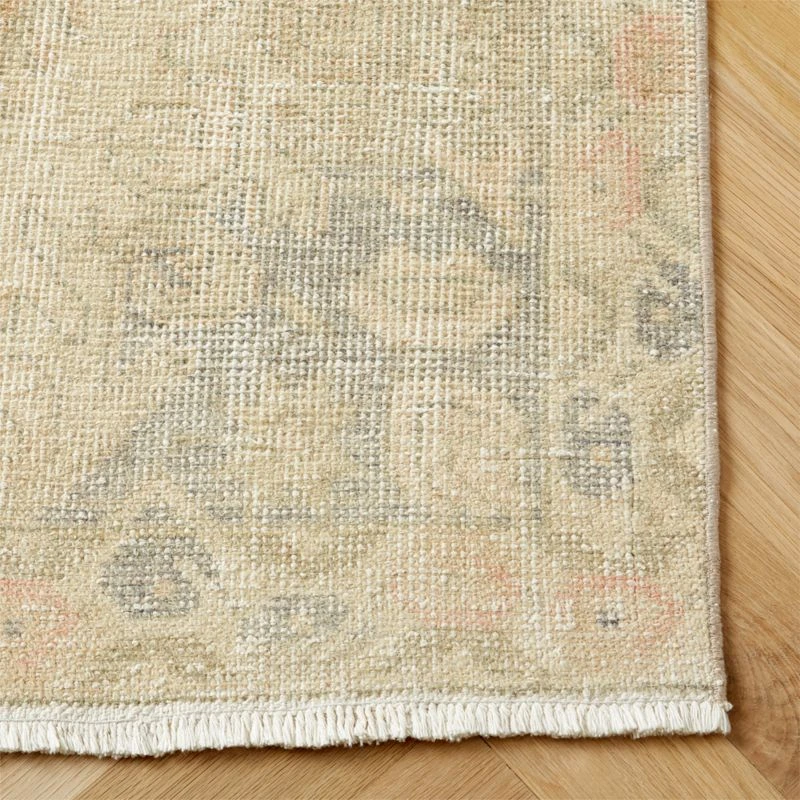 Vintage Handknotted Wool Turkish Rug 3'10"x7'6" 5 Vintage Handknotted Wool Turkish Rug 3'10"x7'6" - Image 3