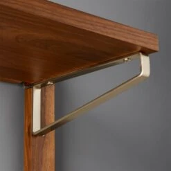 Walnut Modular Single Shelf 39.5" -Cb2 WalnutMod39p5TripleShelfRO2F18