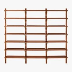 Walnut Modular Triple Shelf 88" 19 Walnut Modular Triple Shelf 88" -Cb2 WalnutMod88TripleShelfF18