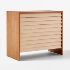 Wane Wood 2-Drawer File Cabinet With Vegan Leather Drawers 11 Wane Wood 2-Drawer File Cabinet With Vegan Leather Drawers -Cb2 WaneWideFileCabinet3QSSS22