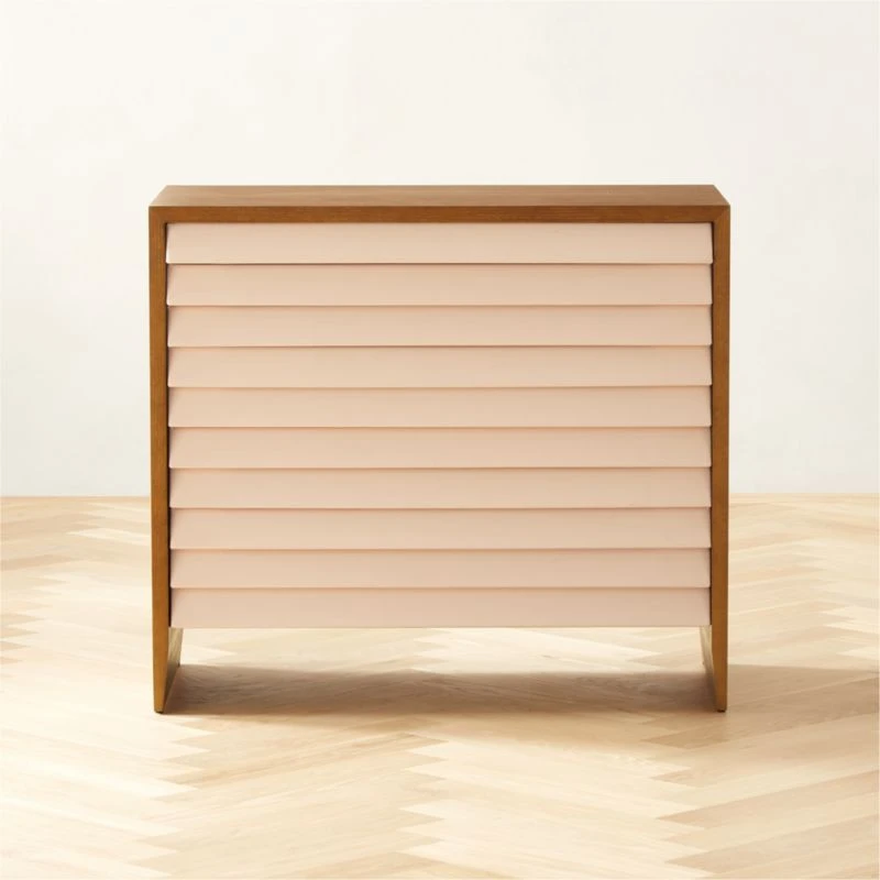 Wane Wood 2-Drawer File Cabinet With Vegan Leather Drawers 3 Wane Wood 2-Drawer File Cabinet With Vegan Leather Drawers