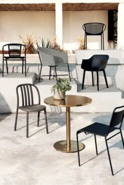 Watermark Brass Outdoor Bistro Table 10 Watermark Brass Outdoor Bistro Table -Cb2 WatermarkBrassBistroTableMR20