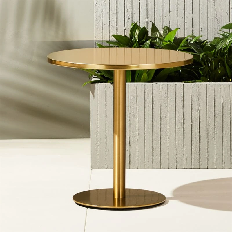 Watermark Brass Outdoor Bistro Table 3 Watermark Brass Outdoor Bistro Table