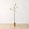 Watt Articulating Polished Champagne Gold Floor Lamp -Cb2 WattArtcTriPdChmpFlrLampSHS23