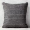 Waverly Dark Grey Outdoor Throw Pillow 23" -Cb2 WaverlyDkGreyPllw23x23inSHS22