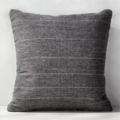 Waverly Dark Grey Outdoor Throw Pillow 23"